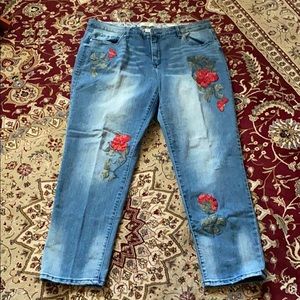 Vintage America blues stretchy boyfriend jeans